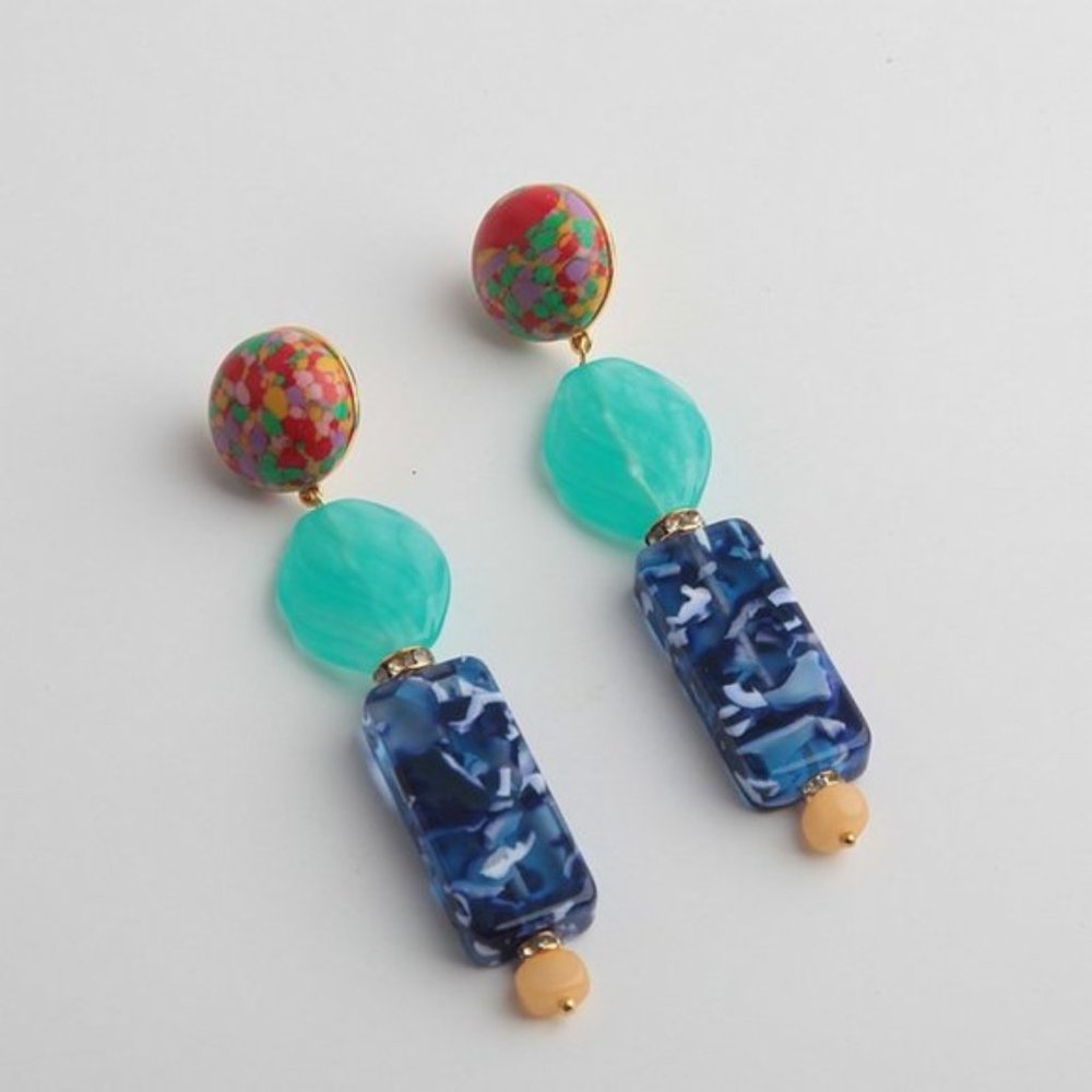 Alexis Bittar Resin Colored Earrings